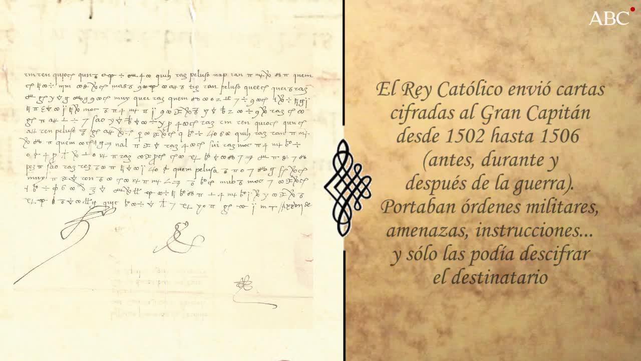 Vídeo: Vea el código del Gran Capitán: uno de los grandes misteriods de la historia de España