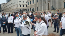 La rebelión de los chefs: los grandes cocineros se manifiestan frente al Congreso