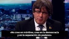 Carles Puigdemont, humillado durante una entrevista en la televisión belga