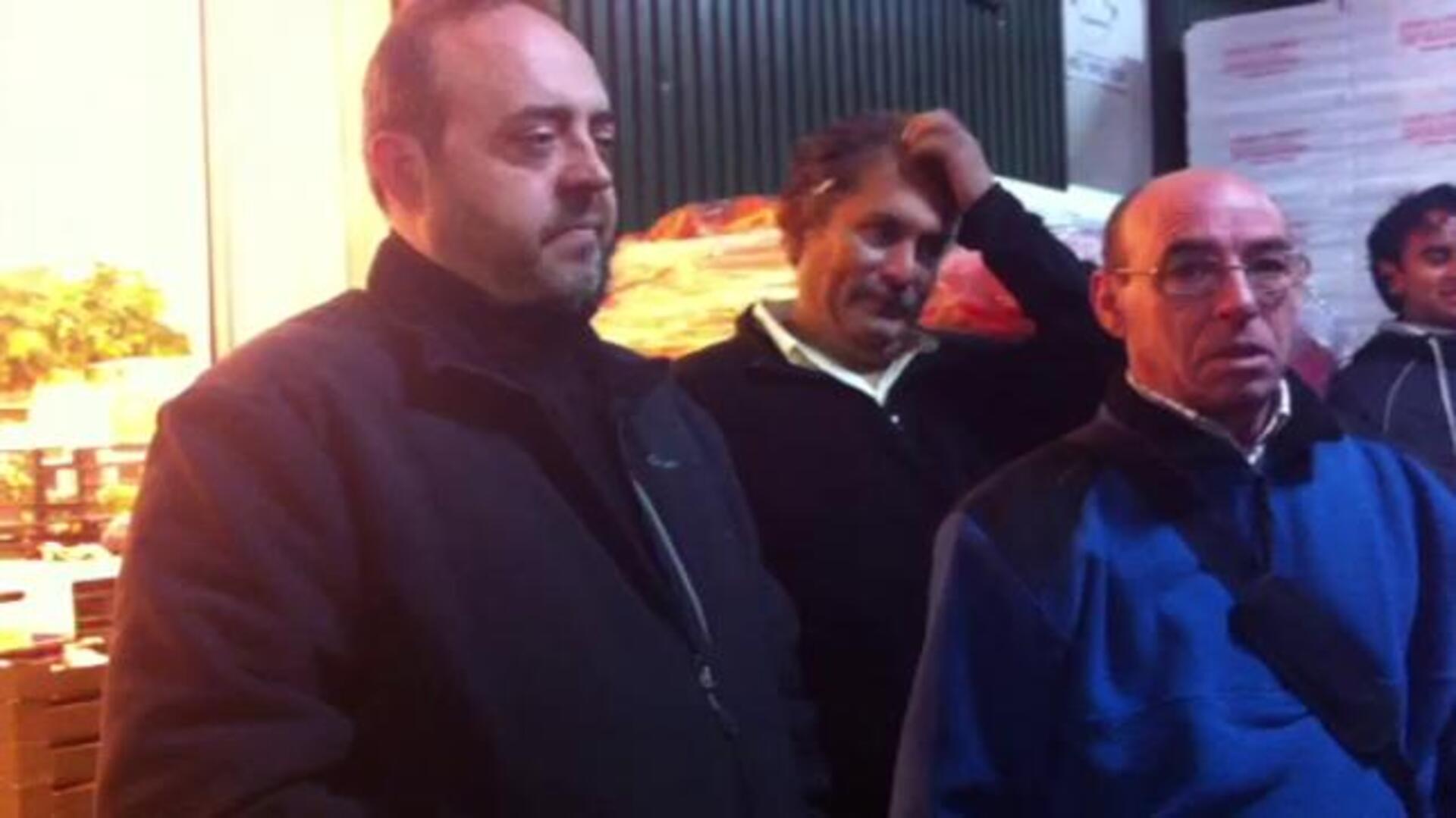 Huelga general 14-N: Mercamadrid, lleno de trabajadores y vacío de compradores