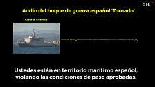 Buque español a barcos gibraltareños: «Les sugerimos abandonar territorio marítimo español»