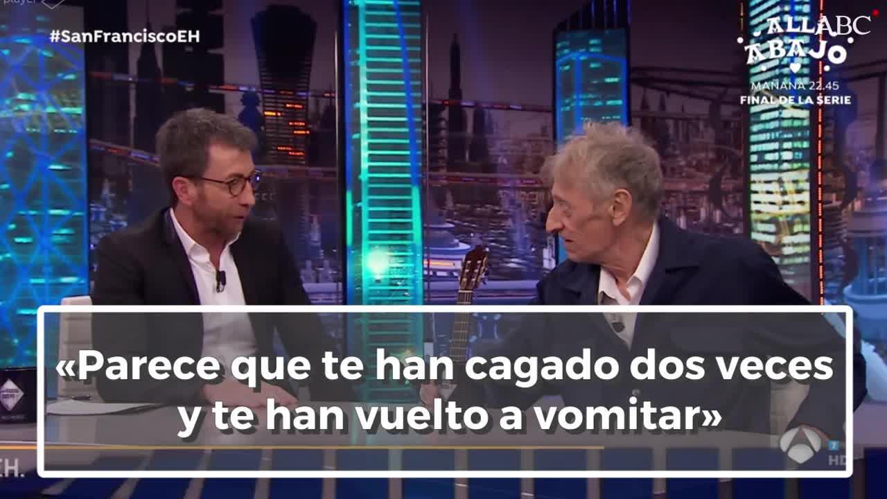 Pablo Motos y Quique San Francisco, en «El hormiguero»