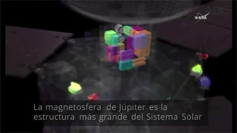 Descubre las primeras imágenes en vídeo de Juno cerca de Júpiter.