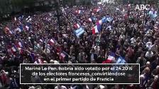 Marine Le Pen gana las europeas en Francia con dos puntos más que Macron