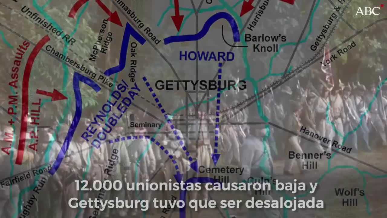 Vídeo: Así fue la batalla de Gettysburg, la contienda que decantó la Guerra de Secesión