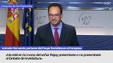 Antonio Hernando: «Rajoy tiene que presentarse, no puede dar la espantada»