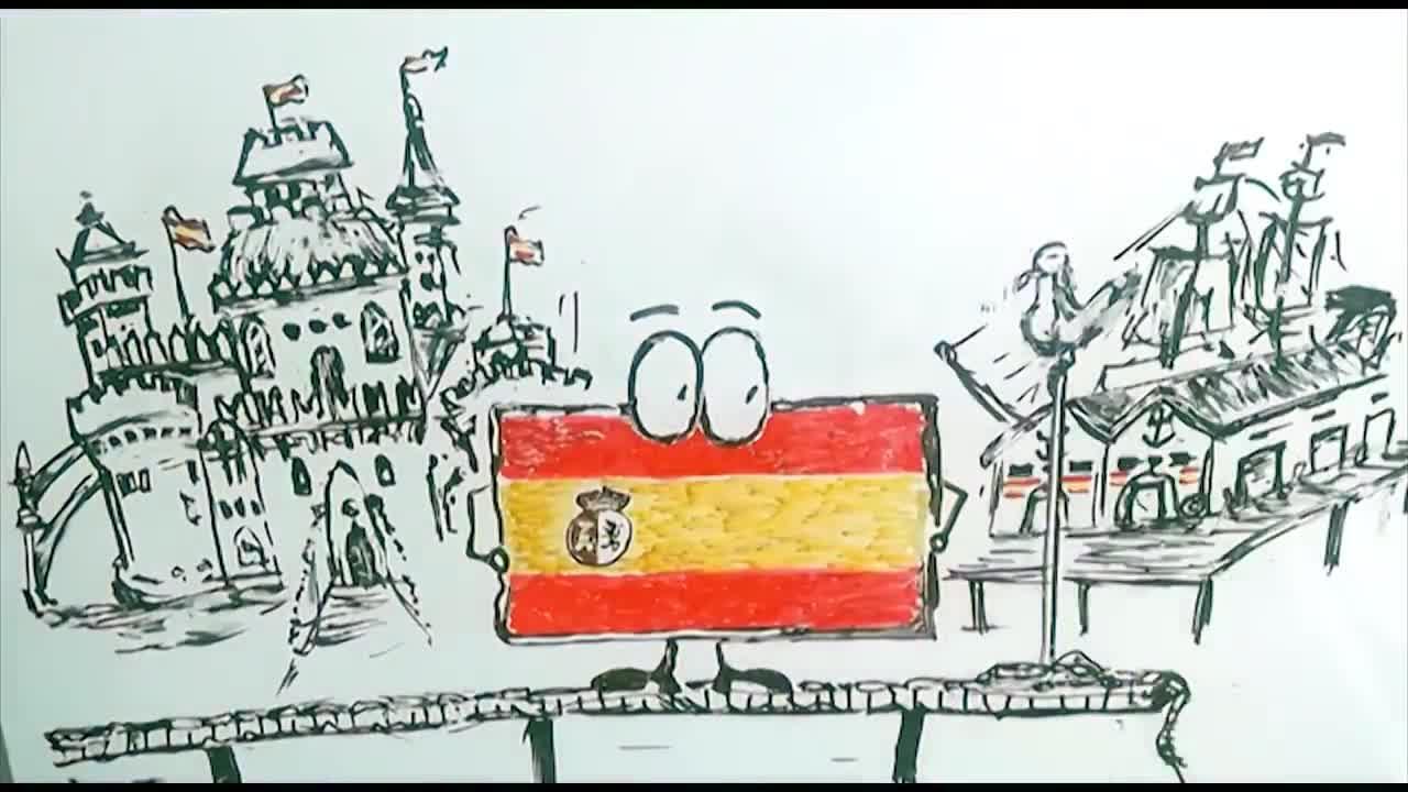 La evolución de la bandera española