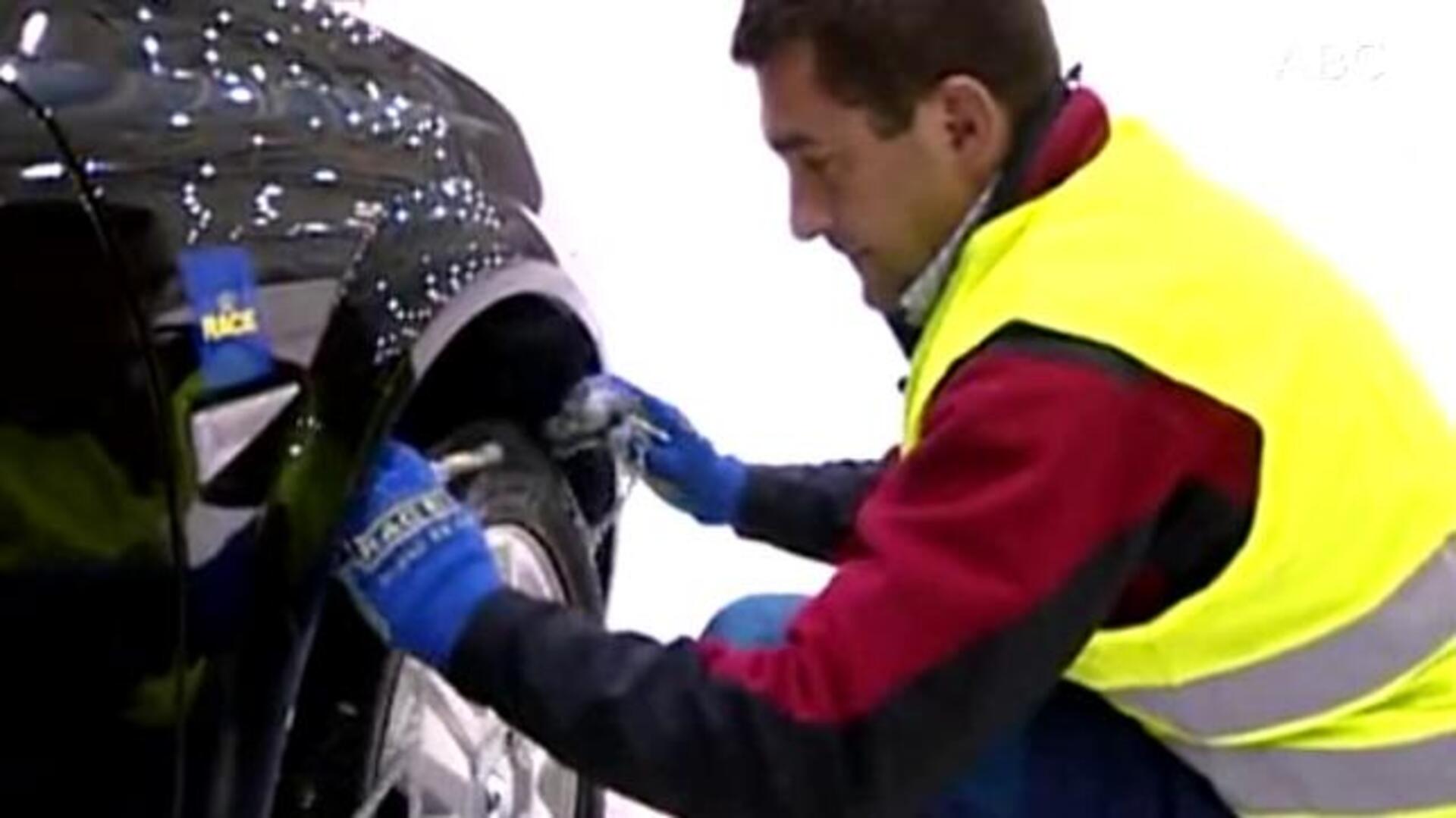 Cinco pasos para poner las cadenas para la nieve ante la ola de frío siberiano
