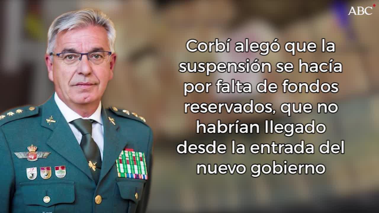 Interior destituye a Sánchez Corbí como coronel de la UCO
