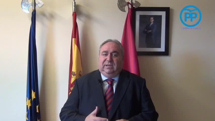 Tirado felicita la Navidad a toda la región en un vídeo