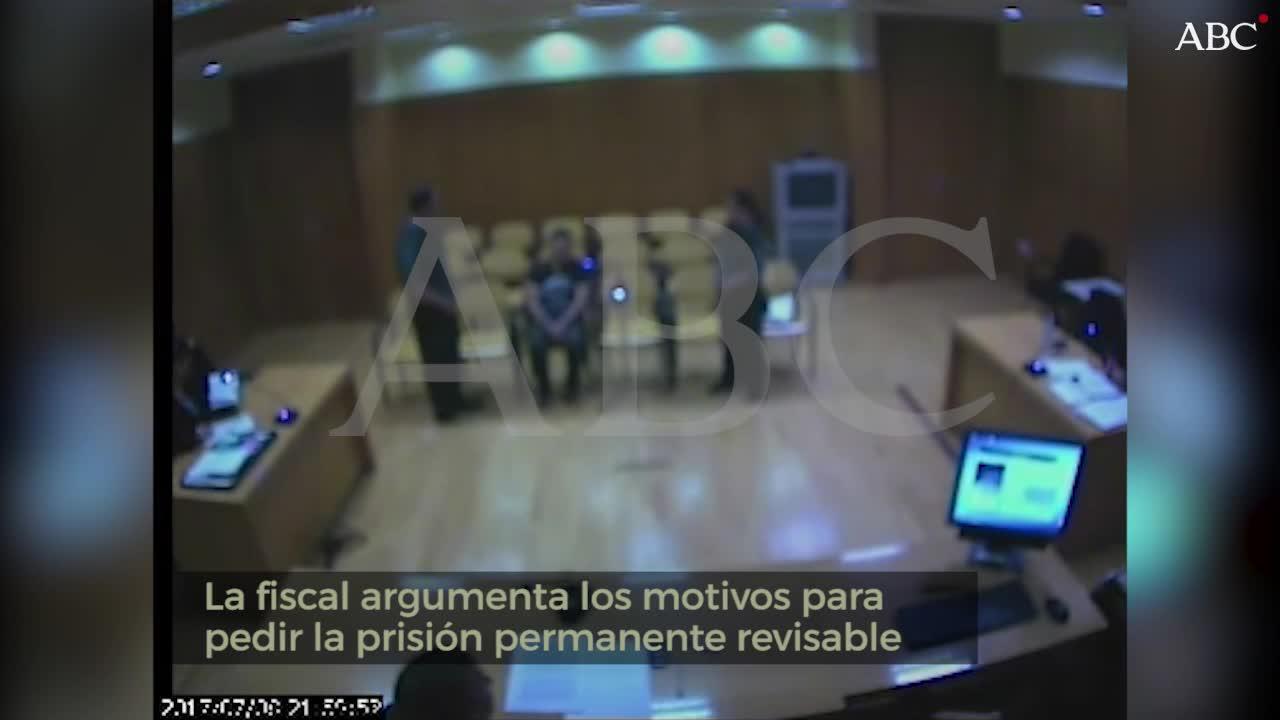 Vídeo: La fiscal argumenta la petición de prisión permanente revisable