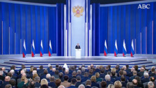 Putin se aferra al terror nuclear en un discurso victimista