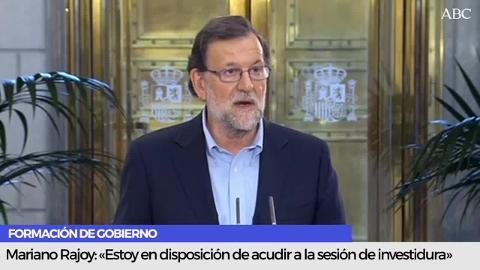 Rajoy y Rivera, en los primeros momentos de su nuevo encuentro en el Congreso