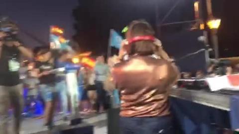 Soraya Sáenz de Santamaría, en el último mitin de campaña