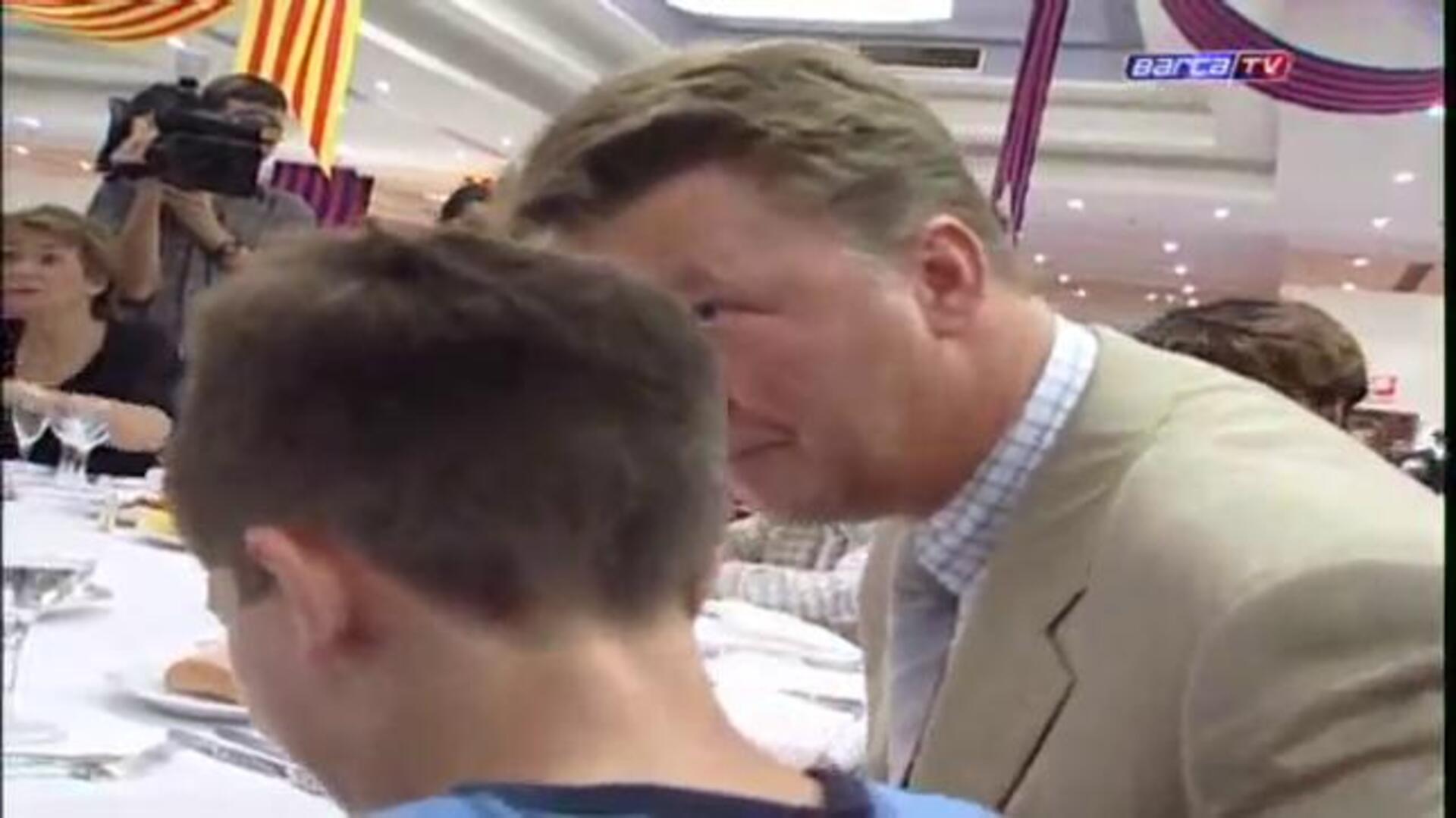 Van Gaal «descubrió» de niño a Jordi Alba