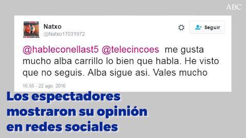 Vídeo: Alba Carrillo se pilla una nueva «rabieta» en directo