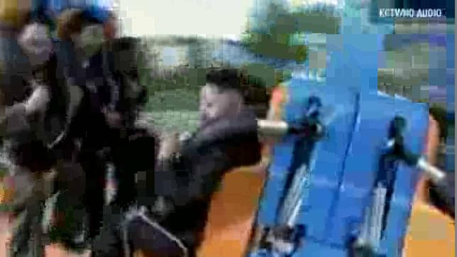 Kim Jong-un inaugura junto con su esposa un parque de atrcciones en Pyongyang