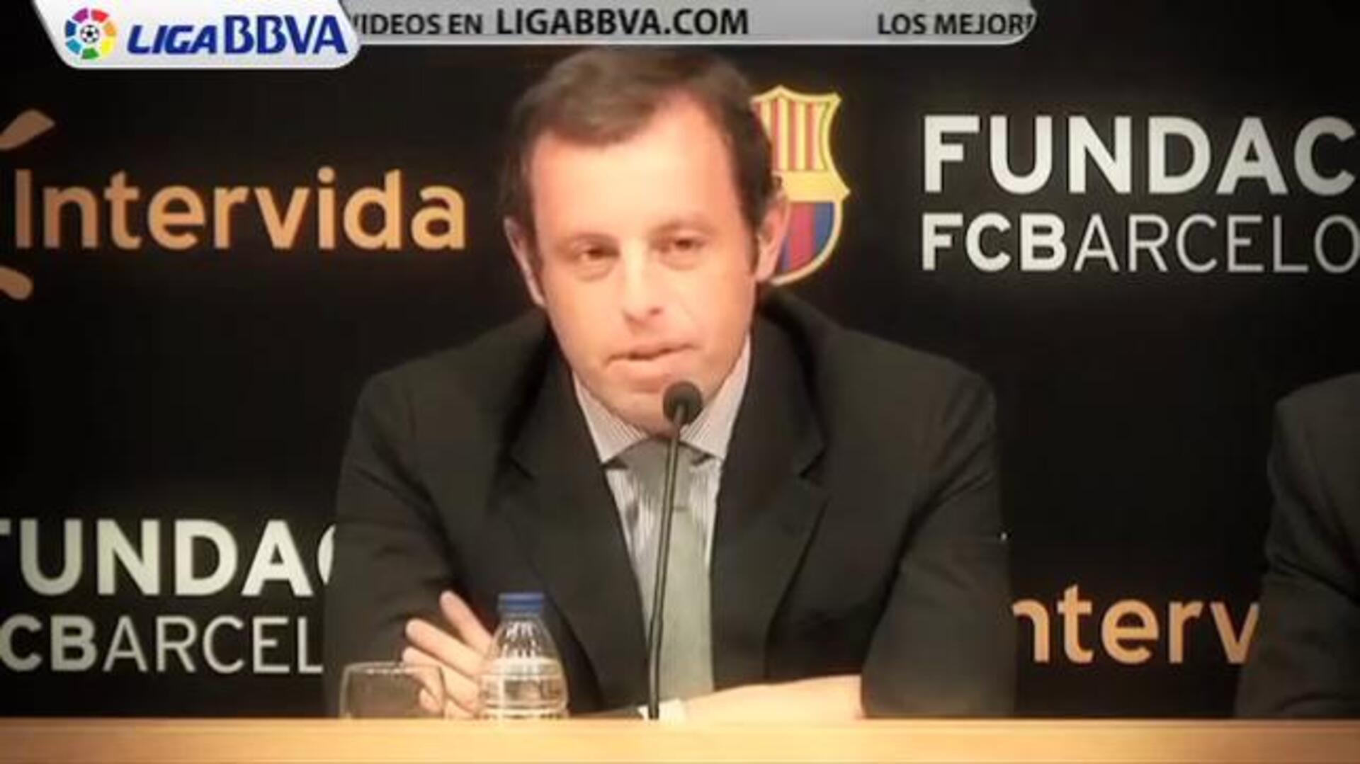 Rosell cree que con los árbitros «la cosa no pinta demasiado bien» para el Barcelona