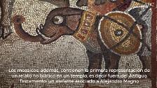 Así son los mosaicos que el tiempo tragó en Israel, como a Jonás la ballena