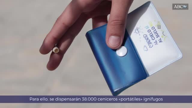 Así son los nuevos ceniceros portátiles de Carmena