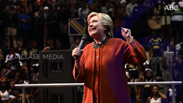 Hillary Clinton reconoció su derrota durante un mensaje a sus votantes, este miércoles en Nueva York