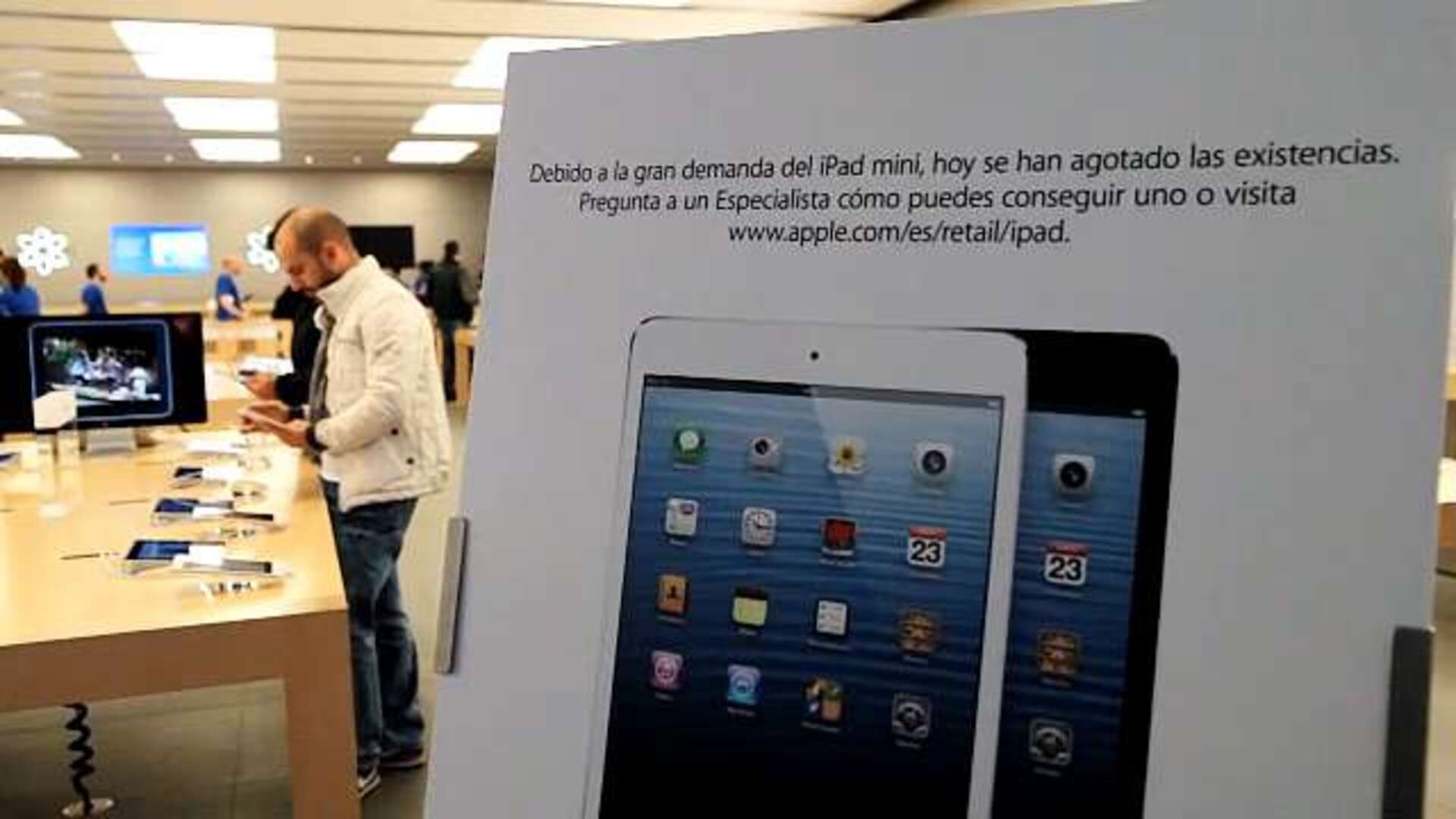 Poco stock en tiendas del nuevo iPad Mini