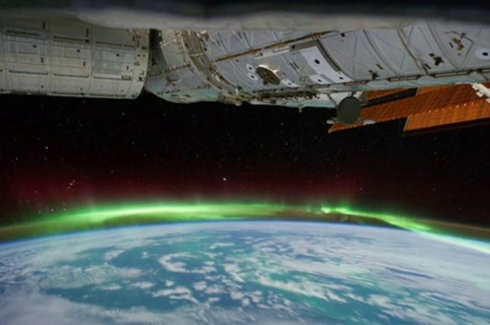 Espectaculares imágenes de una aurora austral captadas desde el espacio