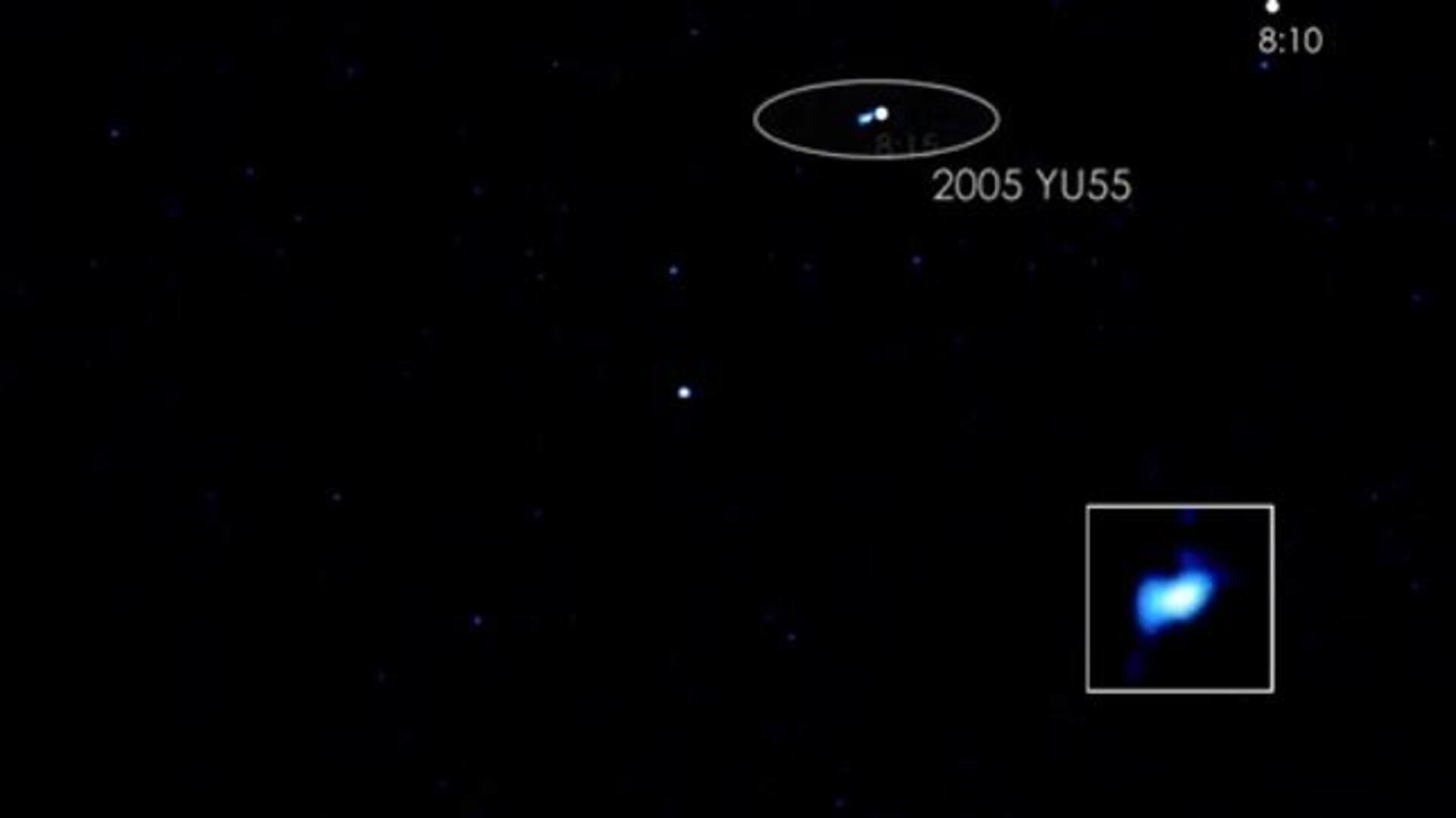 Un satélite captura en vídeo el paso del asteroide cerca de la Tierra