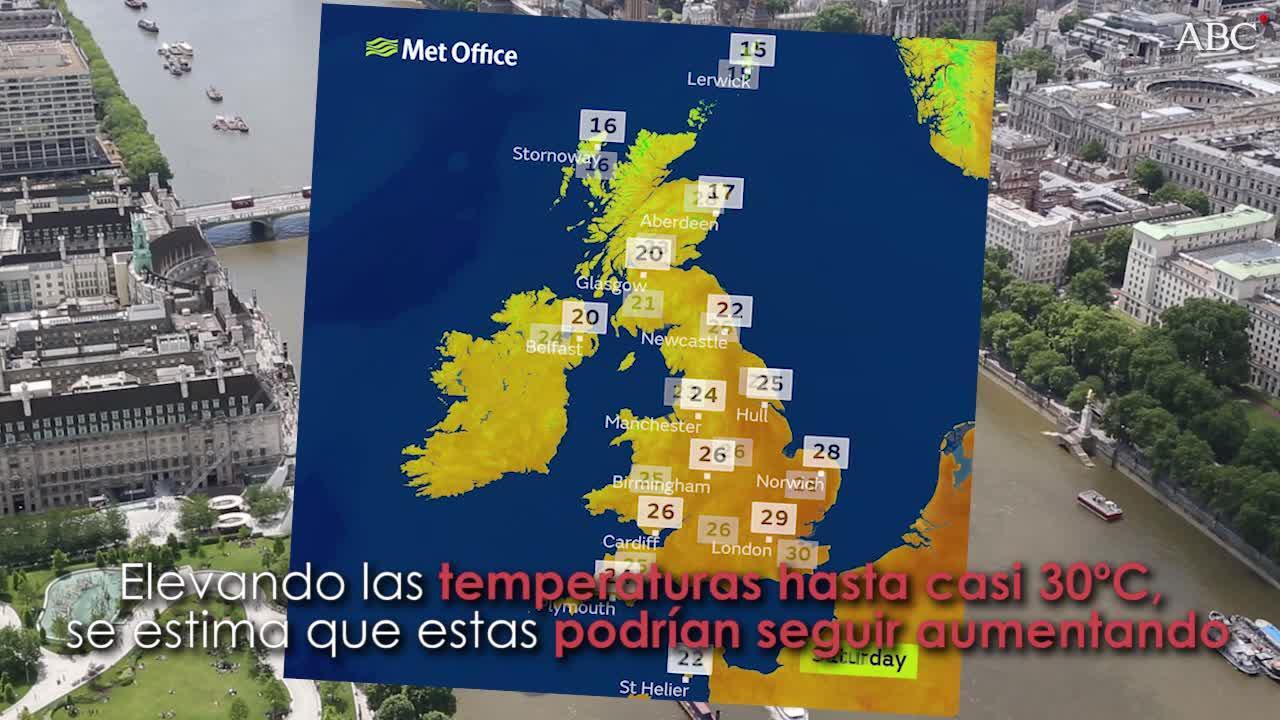 La terrible ola de calor que ha afectado al paisaje de Reino Unido