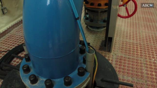 Sala de bombas del campo de pozos de Fuencarral del Canal de Isabel II Gestión