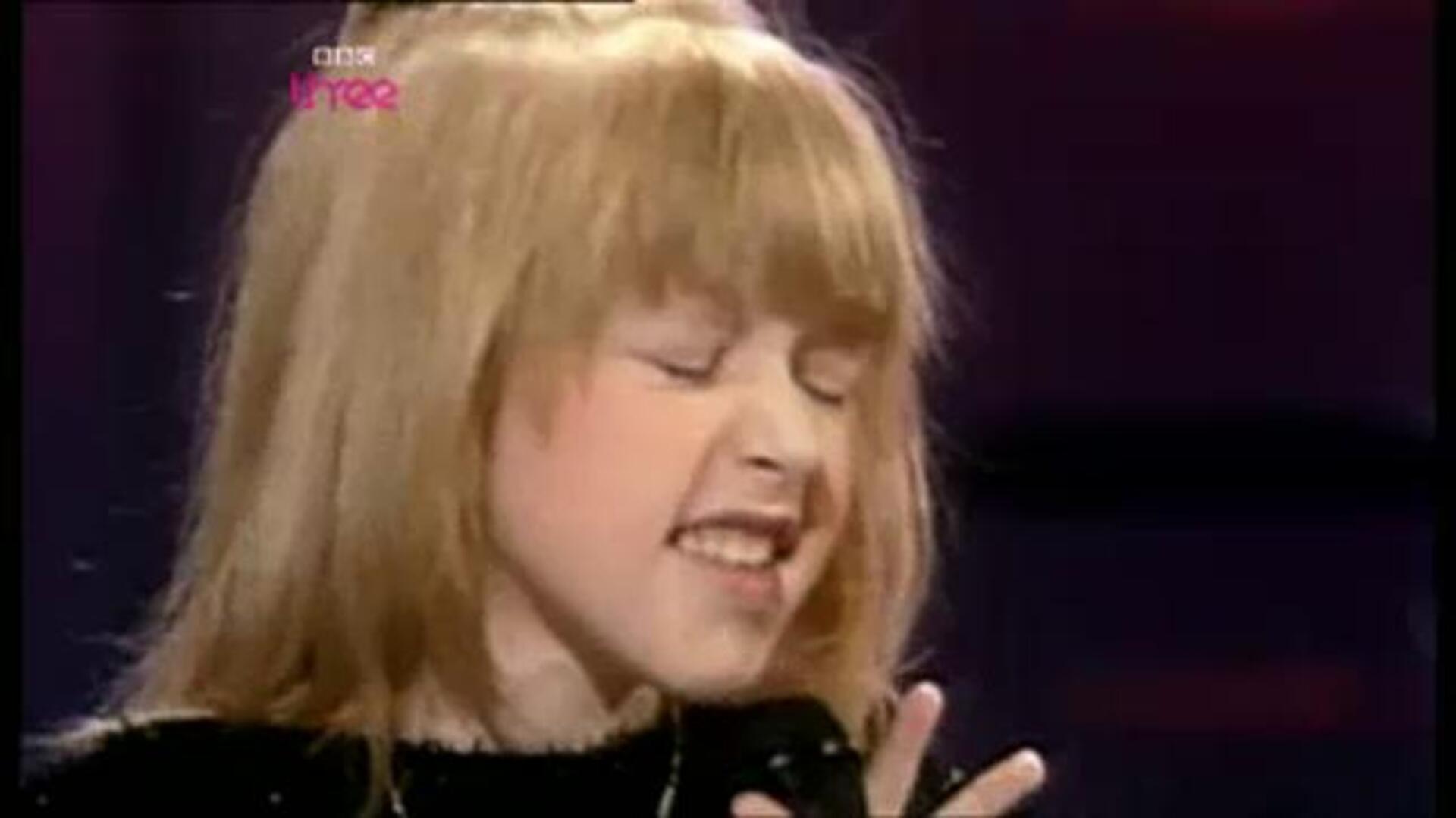 Así cantaba Christina Aguilera con 9 años