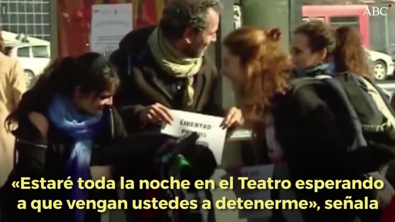 Willy Toledo: «Pienso llevar mi acto de desobediencia hasta las últimas consecuencias»