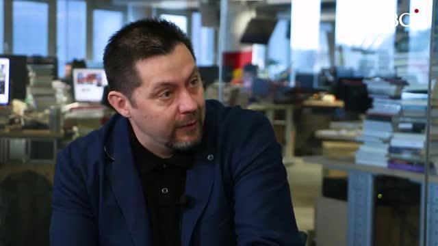 Ramón Campos, en la redacción de ABC