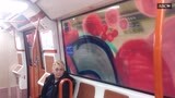 Detenidos tres jóvenes tras un asalto grafitero a un vagón del Metro de Madrid en Pirámides