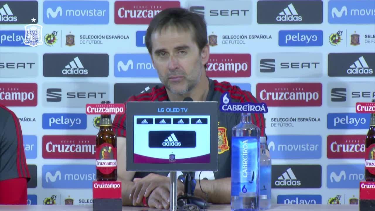 Lopetegui: «No me acuerdo de Argentina»