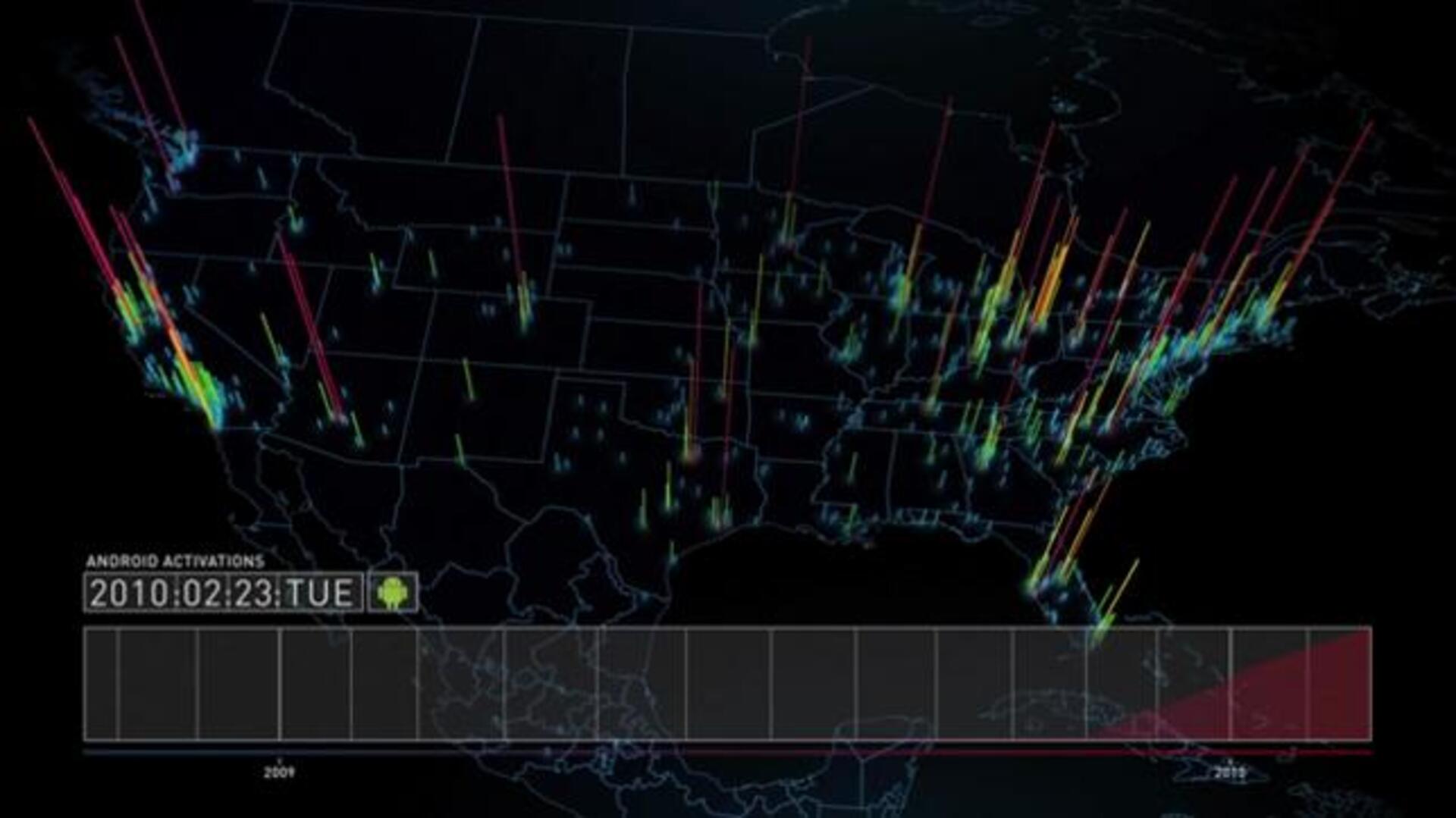 Así se ha extendido Android por el mundo