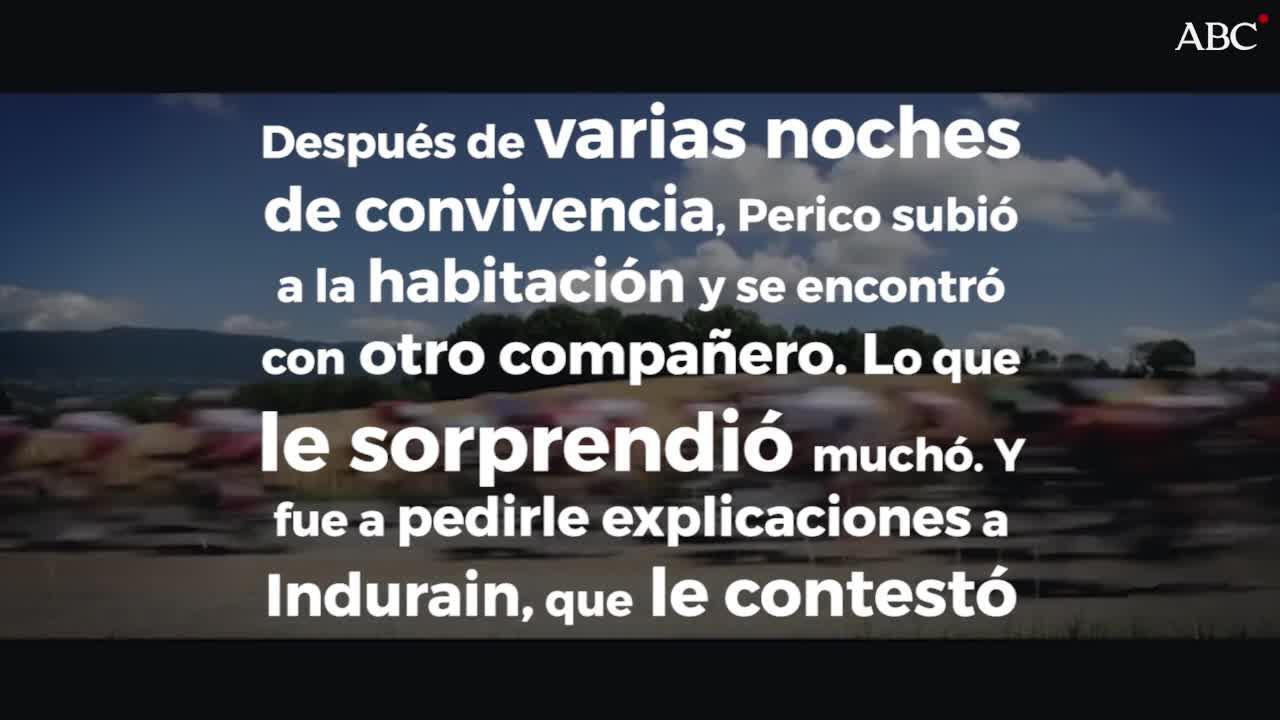 Pedro Delgado y Miguel Indurain, en una etapa del Tour de Francia