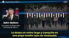 El consejero de Seguridad Nacional de EE.UU. amenza con encerrar a Maduro en Guantánamo