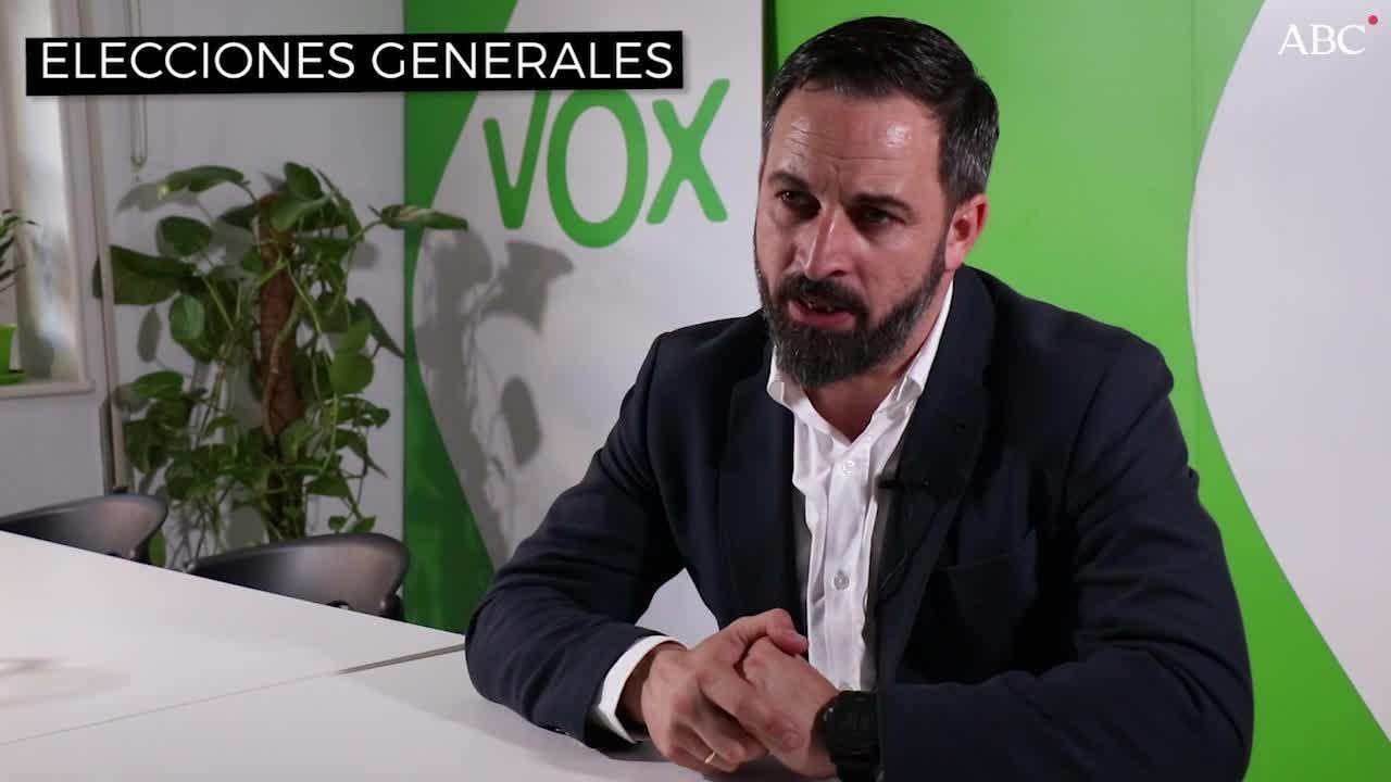 Santiago Abascal: «Hay que expulsar a quien gobierna con los enemigos de España»