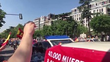 La manifestación contra el Gobierno, en directo: Madrid, colapsada por la marcha