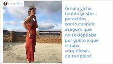 Los insultos a Amaia por su polémica foto sin depilar en Instagram