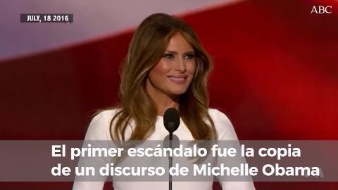 «Melania K», así era conocida la entonces modelo y ahora esposa de Donal Trump, a quien conoció en 1998