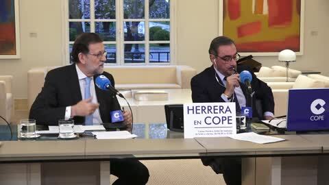 Mariano Rajoy, entrevistado por Carlos Herrera