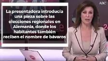 El nuevo error en directo de Beatriz Pérez Aranda