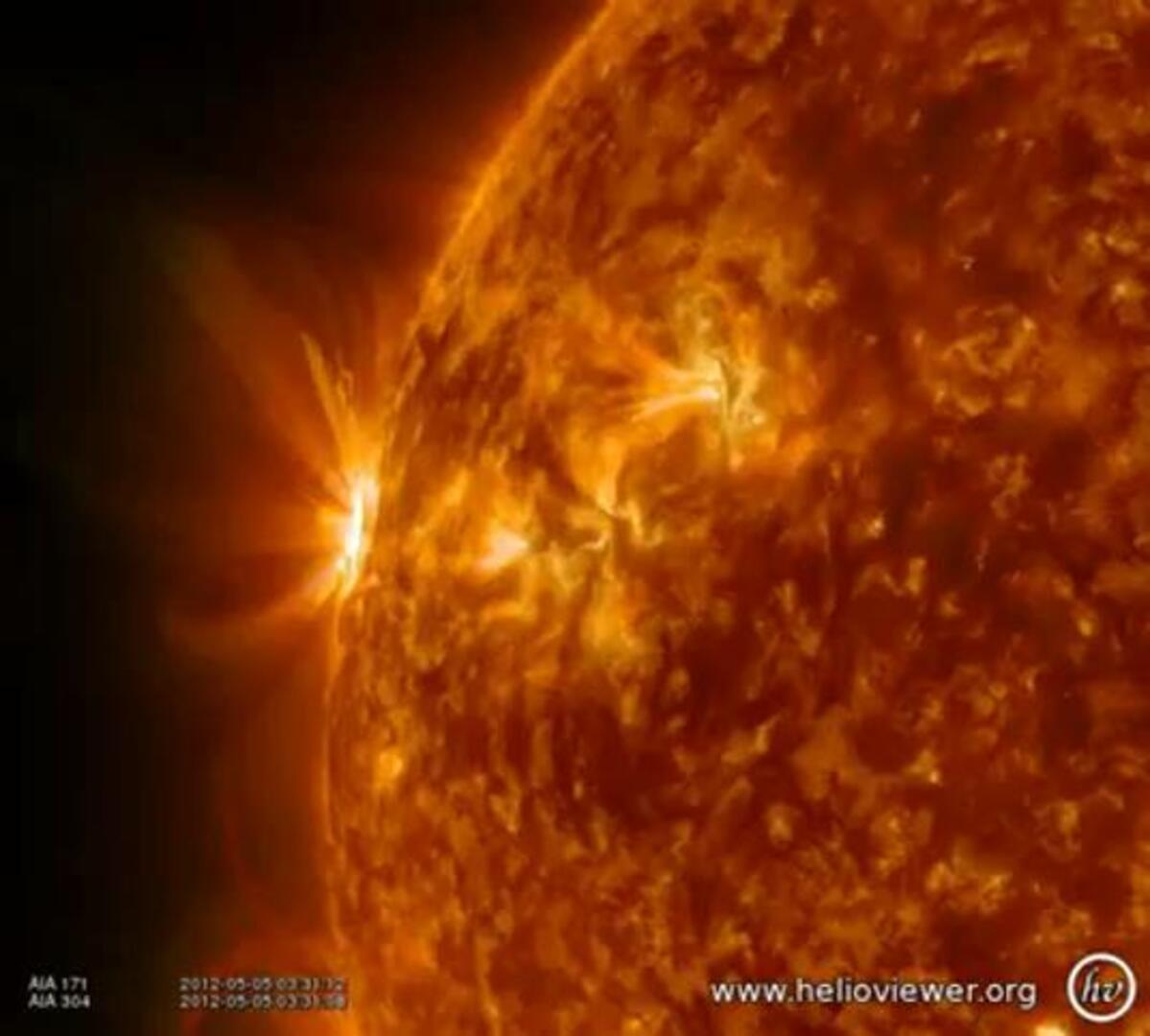 Una nueva oleada de llamaradas solares puede golpear la Tierra