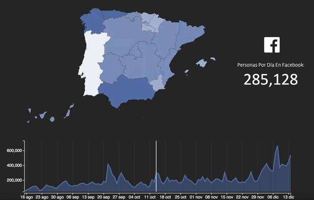 Captura del botón que permitirá informar sobre si ha votado. Mira la evolución de las menciones sobre el 20-D
