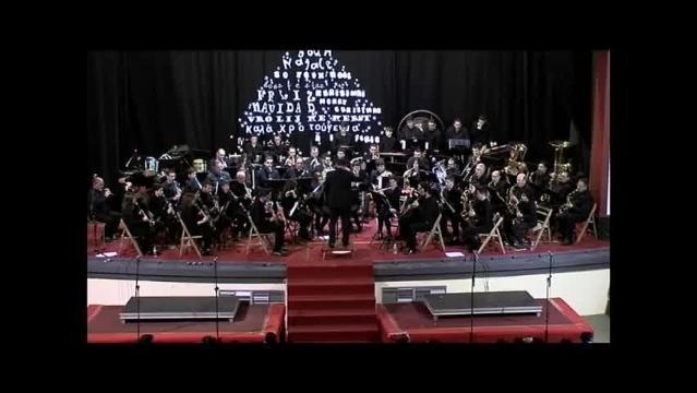 Imagen de la interpretación de la obra «Serakin», marcha ganadora en 2015