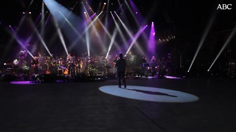 Manolo García, durante el ensayo general que realizó el pasado miércoles antes de comenzar gira