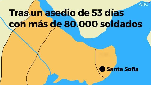 La entrada del sultan Mehmed II, en Constantinopla, el 29 de de mayo de 1453