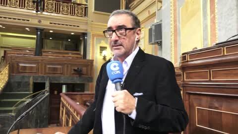 Carlos Herrera, en la tribuna del Congreso
